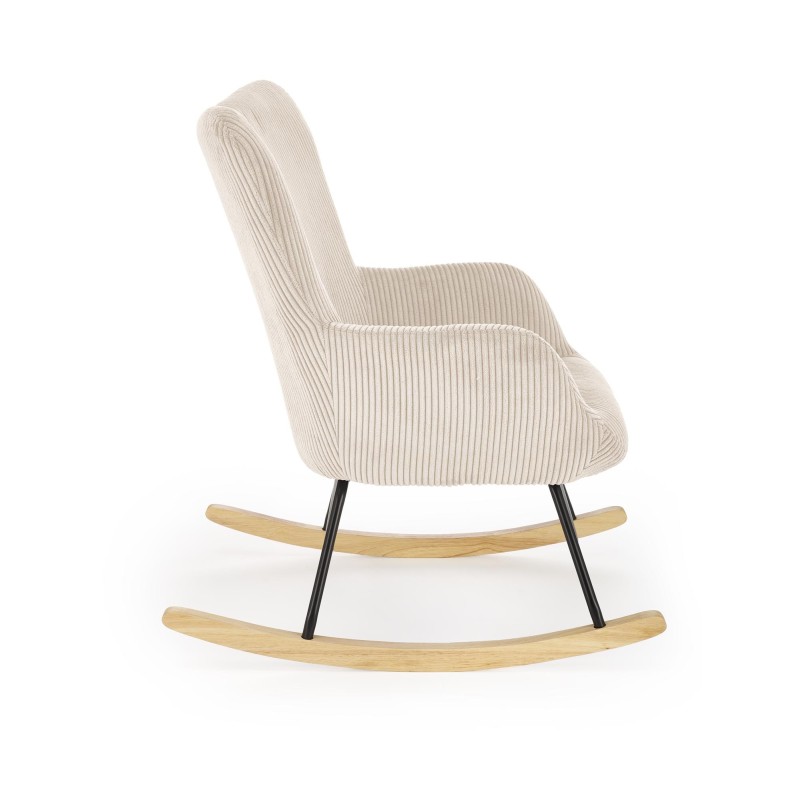 'BELMIRO Relaxation Armchair with Rocking Function, Cream' 'BELMIRO Relaxation Armchair with Rocking Function, Cream'