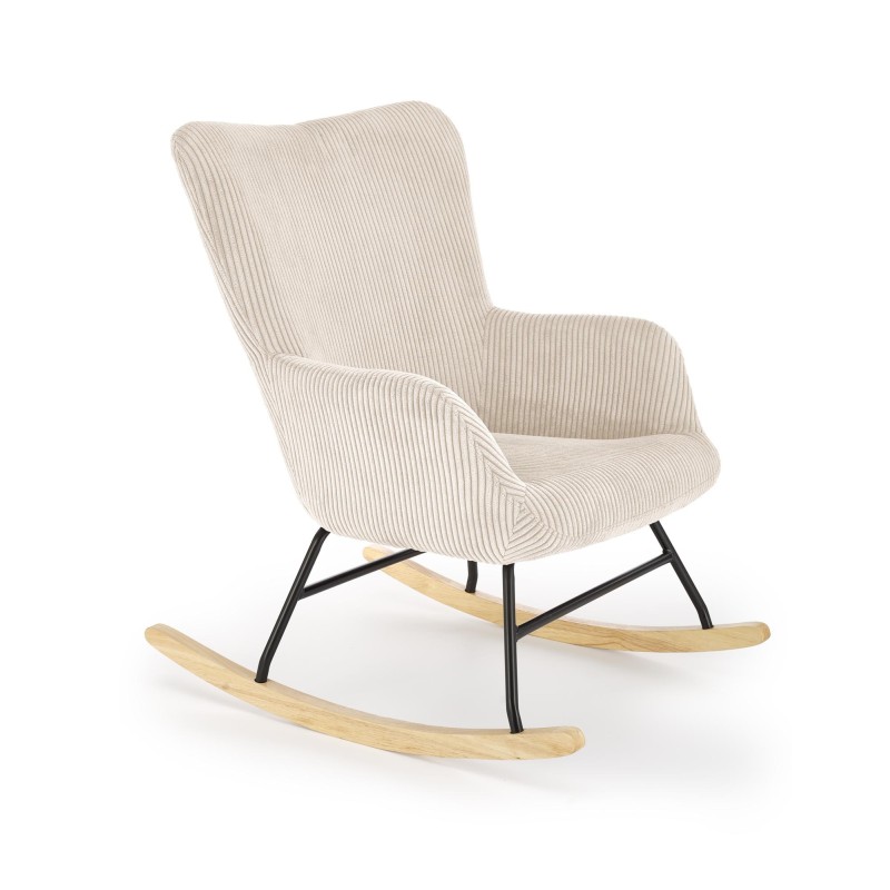 'BELMIRO Relaxation Armchair with Rocking Function, Cream' 'BELMIRO Relaxation Armchair with Rocking Function, Cream'