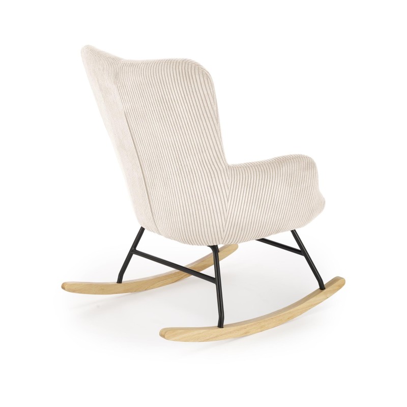 'BELMIRO Relaxation Armchair with Rocking Function, Cream' 'BELMIRO Relaxation Armchair with Rocking Function, Cream'