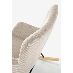 'BELMIRO Relaxation Armchair with Rocking Function, Cream' 'BELMIRO Relaxation Armchair with Rocking Function, Cream'