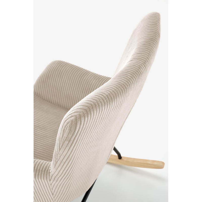'BELMIRO Relaxation Armchair with Rocking Function, Cream' 'BELMIRO Relaxation Armchair with Rocking Function, Cream'