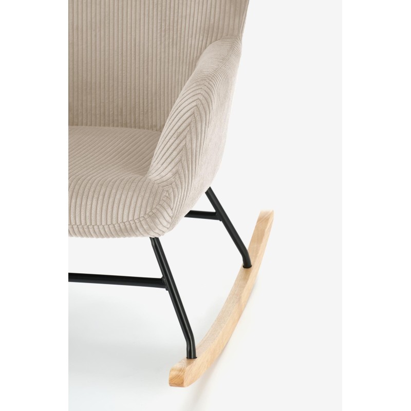 'BELMIRO Relaxation Armchair with Rocking Function, Cream' 'BELMIRO Relaxation Armchair with Rocking Function, Cream'