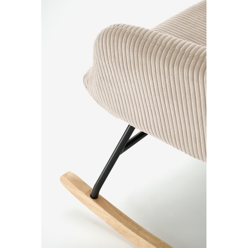 'BELMIRO Relaxation Armchair with Rocking Function, Cream' 'BELMIRO Relaxation Armchair with Rocking Function, Cream'