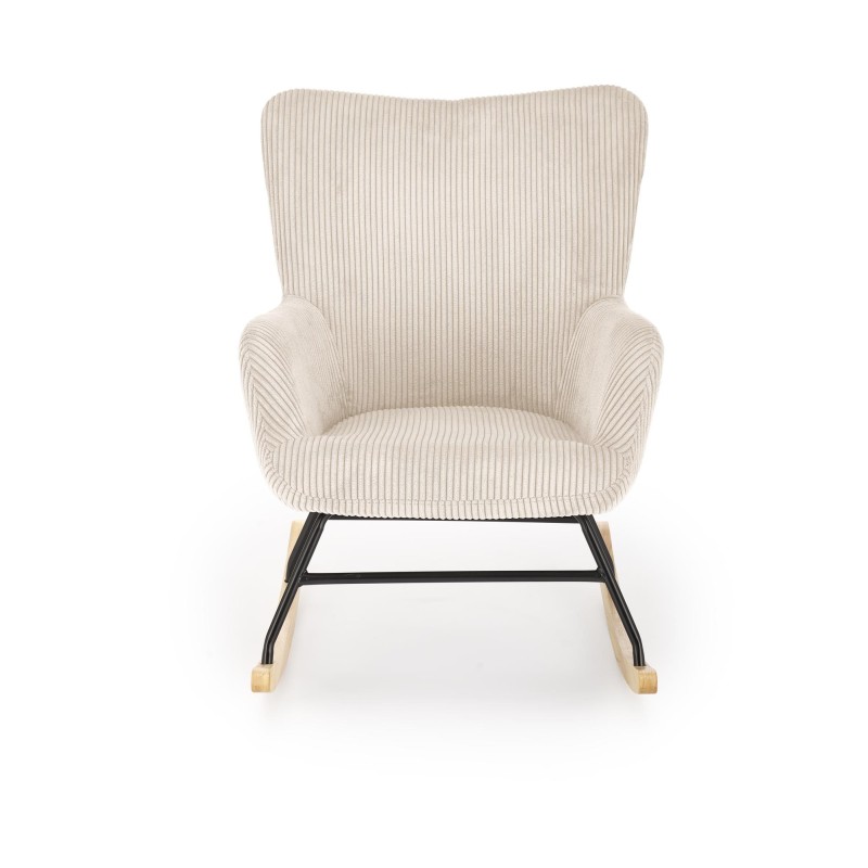 'BELMIRO Relaxation Armchair with Rocking Function, Cream' 'BELMIRO Relaxation Armchair with Rocking Function, Cream'