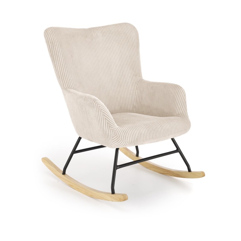 'BELMIRO Relaxation Armchair with Rocking Function, Cream' 'BELMIRO Relaxation Armchair with Rocking Function, Cream'
