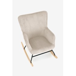 'BELMIRO Relaxation Armchair with Rocking Function, Cream' 'BELMIRO Relaxation Armchair with Rocking Function, Cream'
