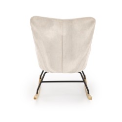 'BELMIRO Relaxation Armchair with Rocking Function, Cream' 'BELMIRO Relaxation Armchair with Rocking Function, Cream'