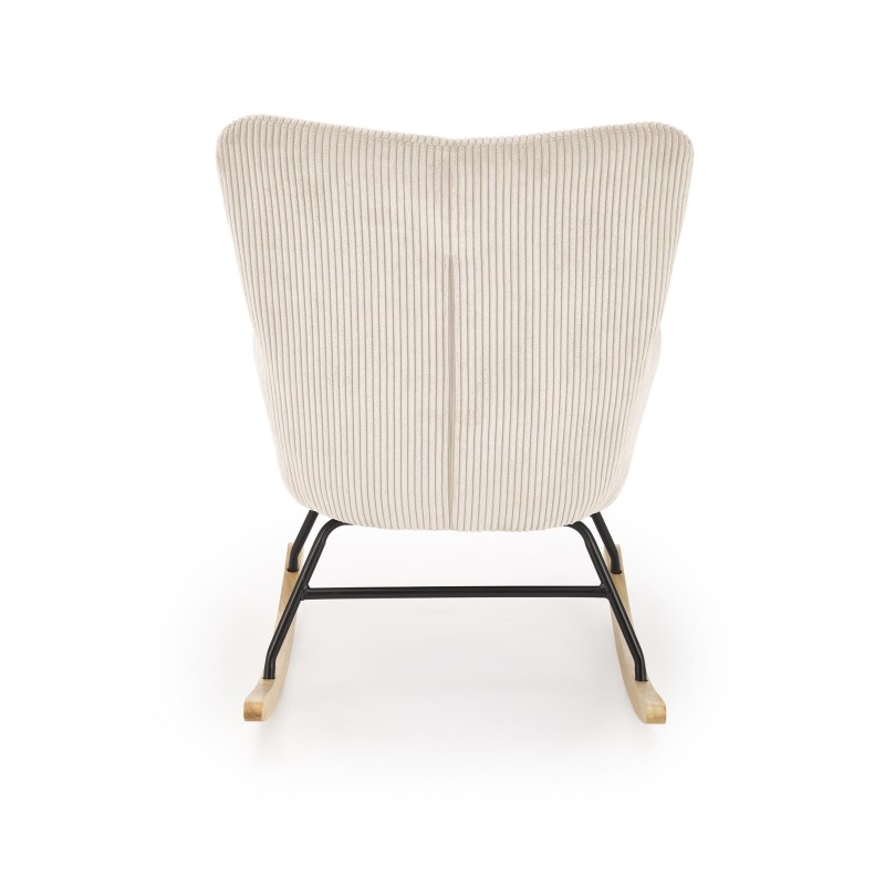 'BELMIRO Relaxation Armchair with Rocking Function, Cream' 'BELMIRO Relaxation Armchair with Rocking Function, Cream'