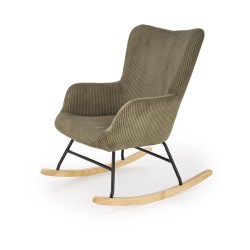 'BELMIRO Relaxation Armchair with Rocking Function, Olive' 'BELMIRO Relaxation Armchair with Rocking Function, Olive'