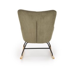 'BELMIRO Relaxation Armchair with Rocking Function, Olive' 'BELMIRO Relaxation Armchair with Rocking Function, Olive'