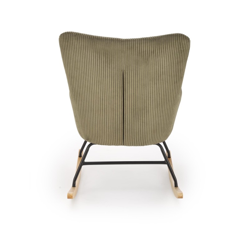 'BELMIRO Relaxation Armchair with Rocking Function, Olive' 'BELMIRO Relaxation Armchair with Rocking Function, Olive'