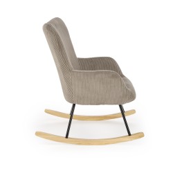 'BELMIRO Relaxation Armchair with Rocking Function, Ash Grey' 'BELMIRO Relaxation Armchair with Rocking Function, Ash Grey'
