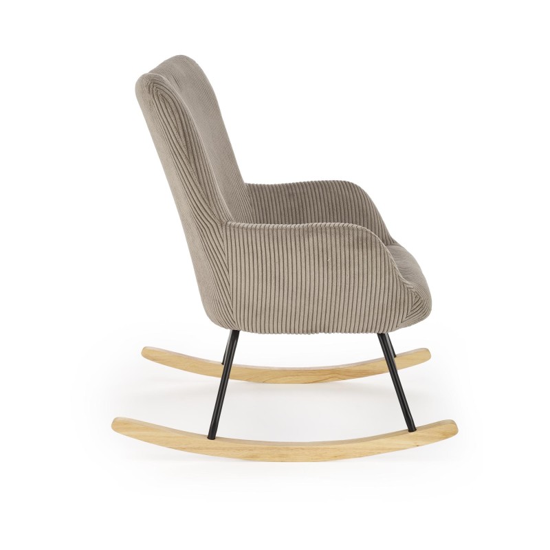 'BELMIRO Relaxation Armchair with Rocking Function, Ash Grey' 'BELMIRO Relaxation Armchair with Rocking Function, Ash Grey'