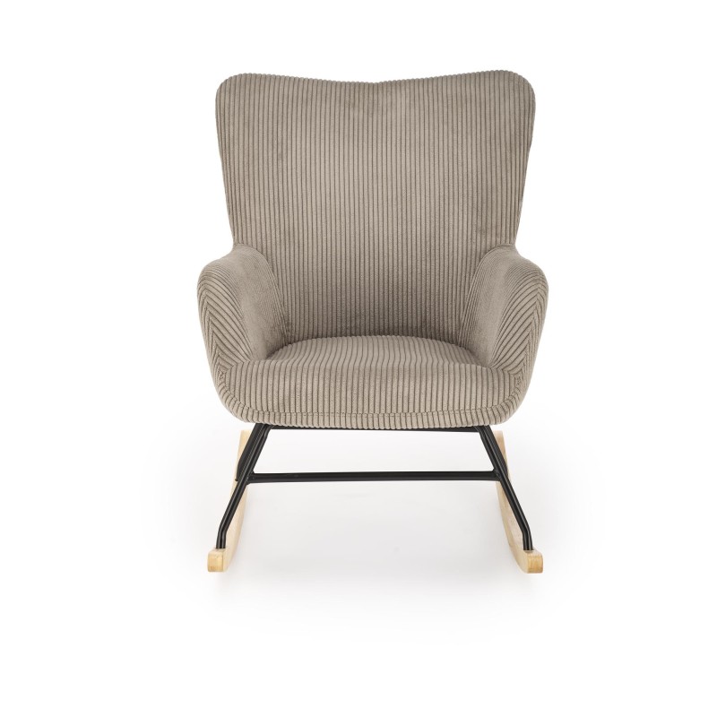 'BELMIRO Relaxation Armchair with Rocking Function, Ash Grey' 'BELMIRO Relaxation Armchair with Rocking Function, Ash Grey'