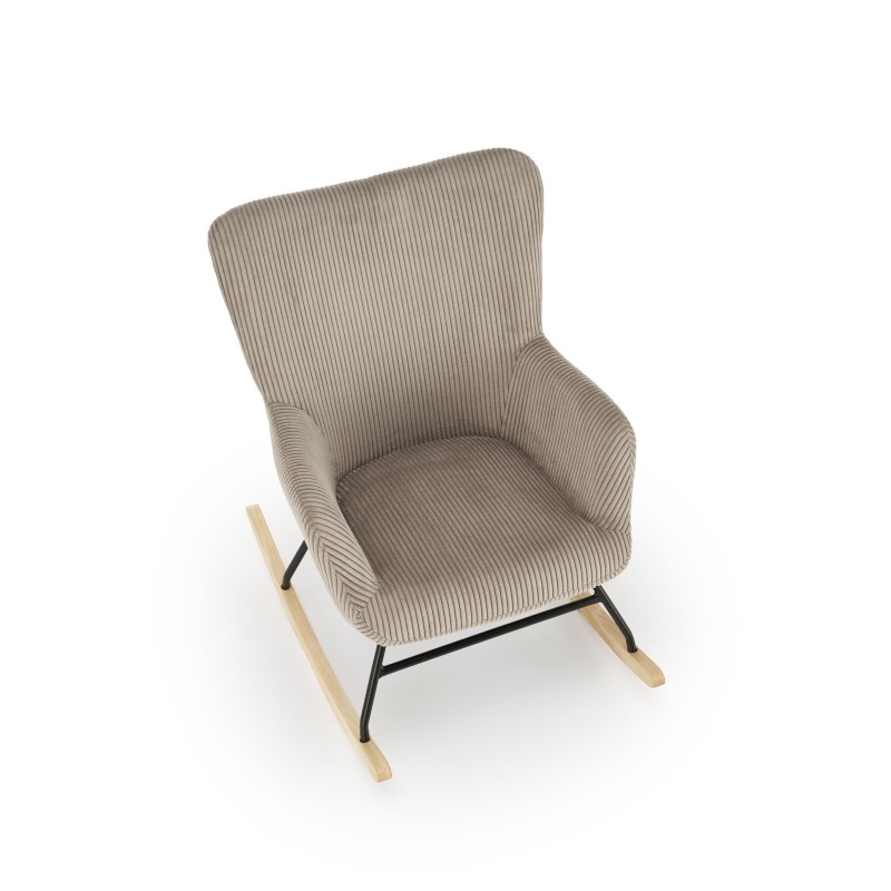 'BELMIRO Relaxation Armchair with Rocking Function, Ash Grey' 'BELMIRO Relaxation Armchair with Rocking Function, Ash Grey'