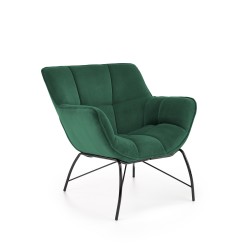 'BELTON Relaxation Armchair Dark Green'
