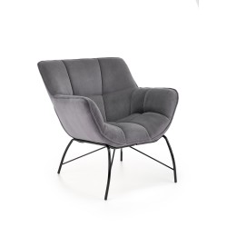 'BELTON Relaxation Armchair in Ash Grey'