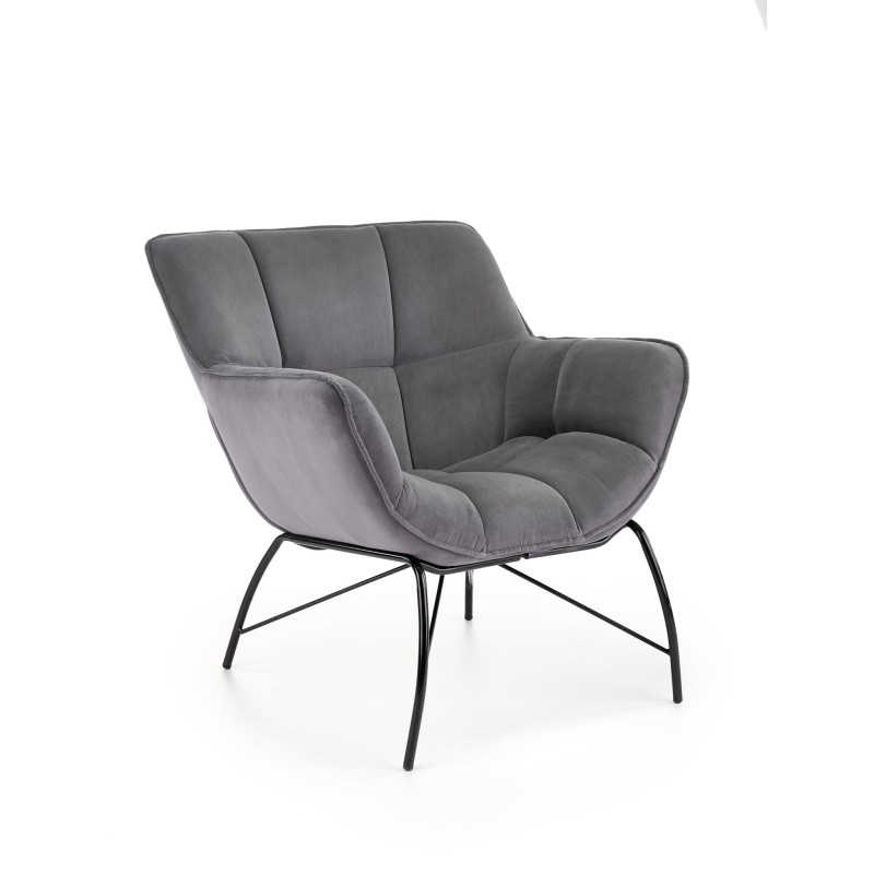 'BELTON Relaxation Armchair in Ash Grey'