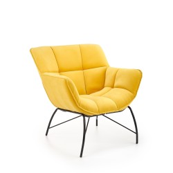 'BELTON Yellow Relaxation Armchair' 'BELTON Yellow Relaxation Armchair'