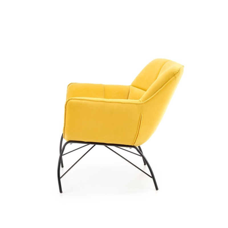 'BELTON Yellow Relaxation Armchair' 'BELTON Yellow Relaxation Armchair'