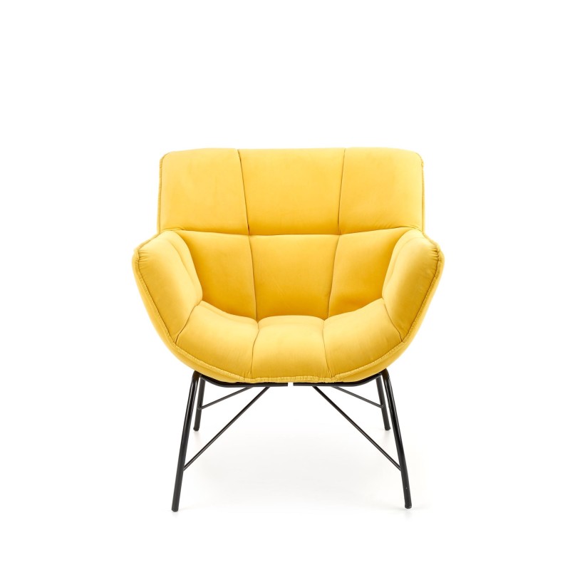 'BELTON Yellow Relaxation Armchair' 'BELTON Yellow Relaxation Armchair'