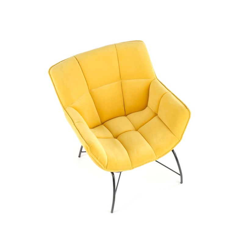 'BELTON Yellow Relaxation Armchair' 'BELTON Yellow Relaxation Armchair'