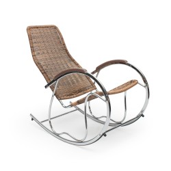 'BEN Rocking Chair Brown Mix'