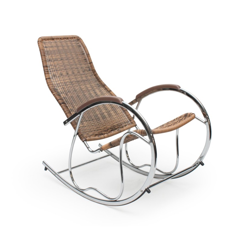 'BEN Rocking Chair Brown Mix' 'BEN Rocking Chair Brown Mix'