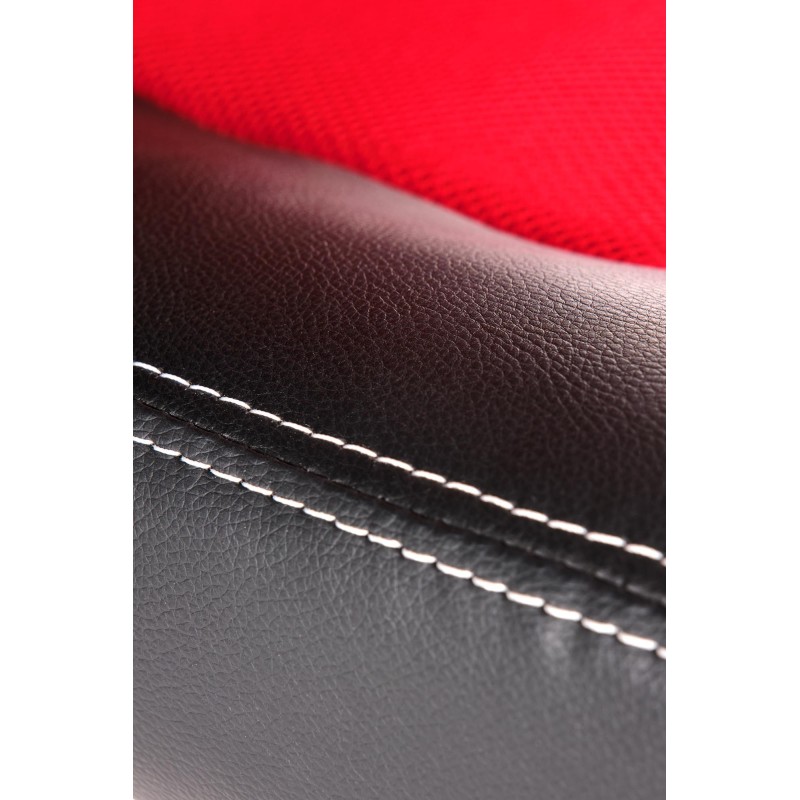 BERKEL fotel gabinetowy czarno-czerwony (1p 1szt) BERKEL fotel gabinetowy czarno-czerwony (1p 1szt)