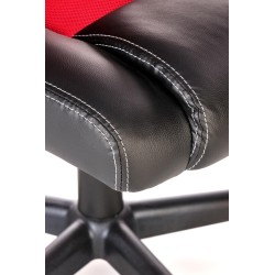 BERKEL fotel gabinetowy czarno-czerwony (1p 1szt) BERKEL fotel gabinetowy czarno-czerwony (1p 1szt)