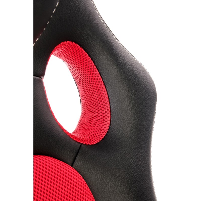 'BERKEL Black-Red Office Armchair' 'BERKEL Black-Red Office Armchair'