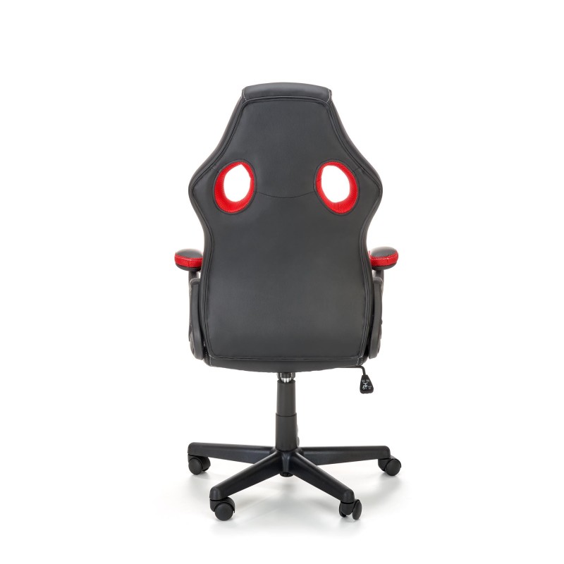 BERKEL fotel gabinetowy czarno-czerwony BERKEL fotel gabinetowy czarno-czerwony