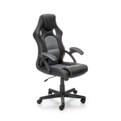 BERKEL fotel gabinetowy czarno-popielaty (1p 1szt)