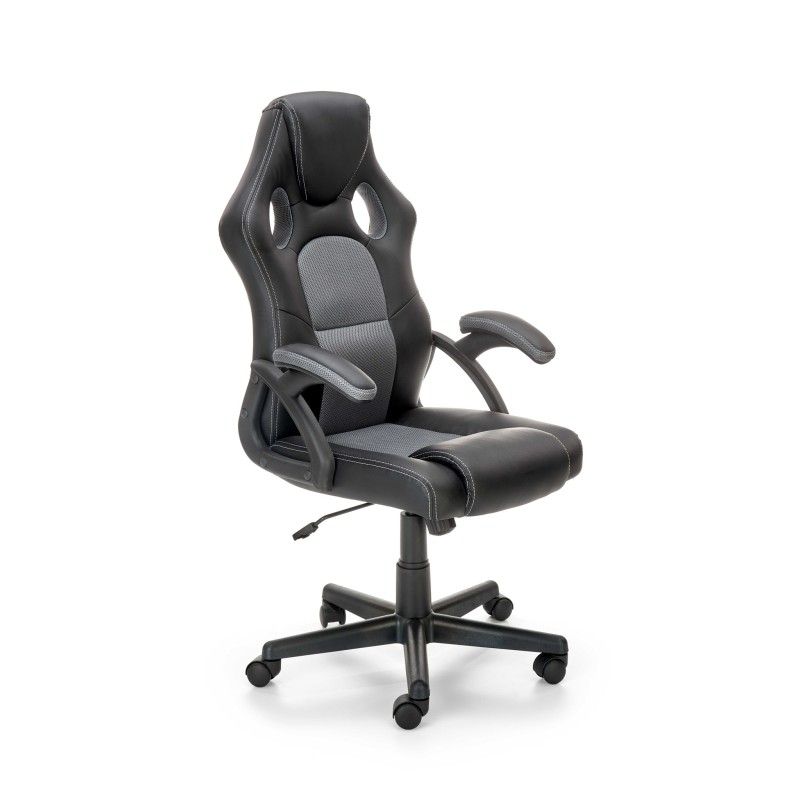 BERKEL fotel gabinetowy czarno-popielaty (1p 1szt) BERKEL fotel gabinetowy czarno-popielaty (1p 1szt)