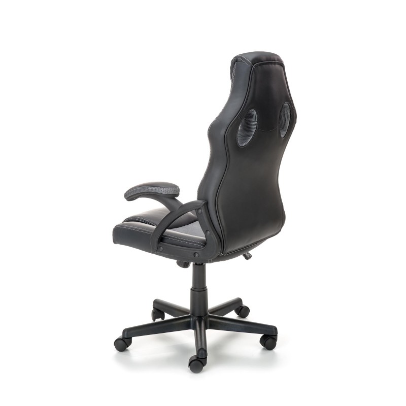 BERKEL fotel gabinetowy czarno-popielaty (1p 1szt) BERKEL fotel gabinetowy czarno-popielaty (1p 1szt)