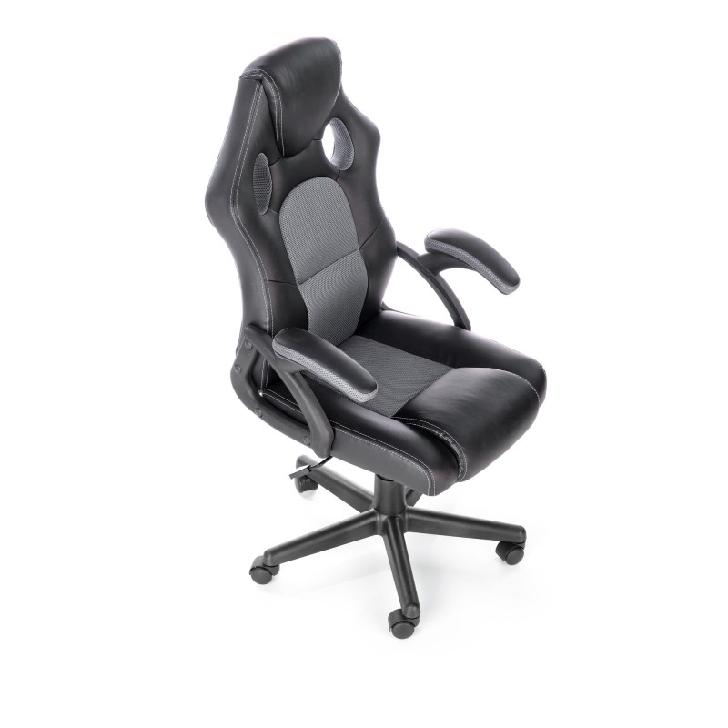 BERKEL fotel gabinetowy czarno-popielaty (1p 1szt) BERKEL fotel gabinetowy czarno-popielaty (1p 1szt)