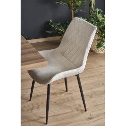 BERLIN stół rozkładany 160/220 cm, blat - orzechowy, stelaż - czarny BERLIN stół rozkładany 160/220 cm, blat - orzechowy, stelaż - czarny