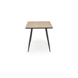 'BERTO Table Top - Natural, Leg - Black' 'BERTO Table Top - Natural, Leg - Black'