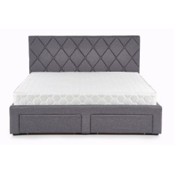 'BETINA 160 Ash Grey Bed with Drawers' 'BETINA 160 Ash Grey Bed with Drawers'