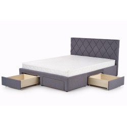 'BETINA 160 Ash Grey Bed with Drawers' 'BETINA 160 Ash Grey Bed with Drawers'