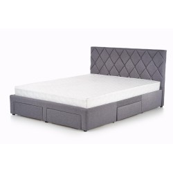 'BETINA 160 Ash Grey Bed with Drawers' 'BETINA 160 Ash Grey Bed with Drawers'