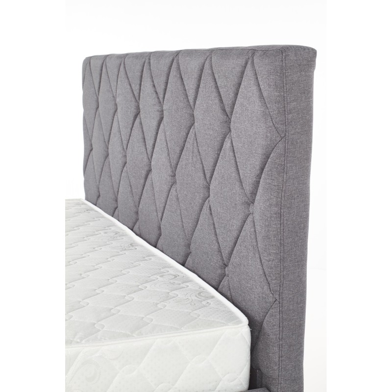'BETINA 160 Ash Grey Bed with Drawers' 'BETINA 160 Ash Grey Bed with Drawers'