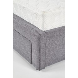 'BETINA 160 Ash Grey Bed with Drawers' 'BETINA 160 Ash Grey Bed with Drawers'