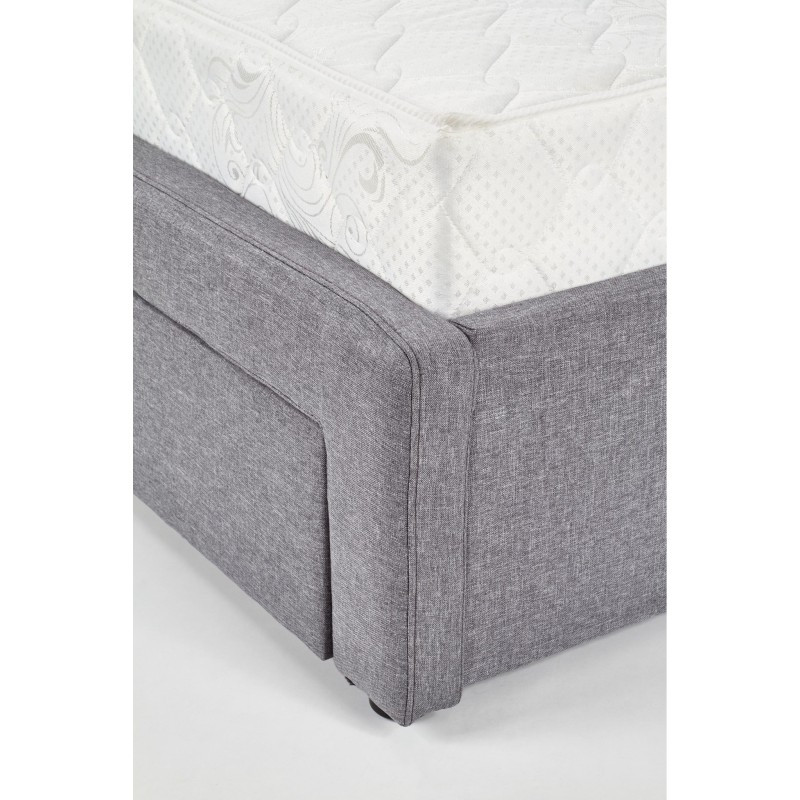 'BETINA 160 Ash Grey Bed with Drawers' 'BETINA 160 Ash Grey Bed with Drawers'
