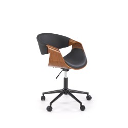 'BILBO Black / Walnut Office Chair' 'BILBO Black / Walnut Office Chair'