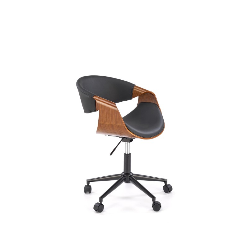 'BILBO Black / Walnut Office Chair' 'BILBO Black / Walnut Office Chair'