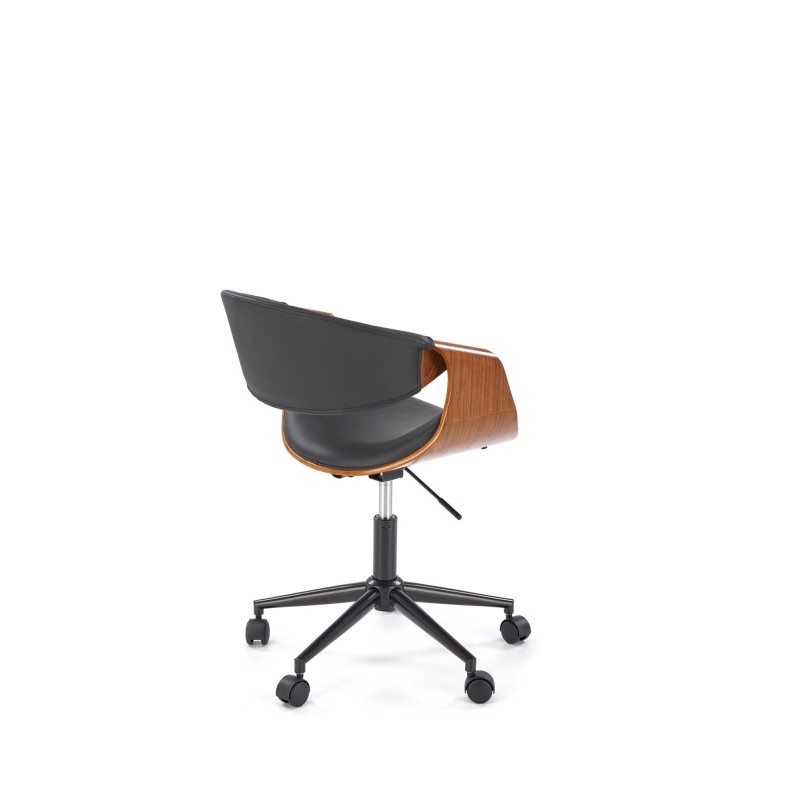 'BILBO Black / Walnut Office Chair' 'BILBO Black / Walnut Office Chair'