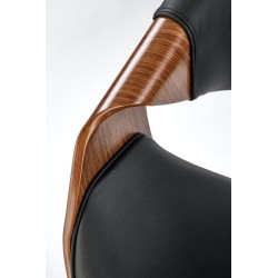 'BILBO Black / Walnut Office Chair' 'BILBO Black / Walnut Office Chair'