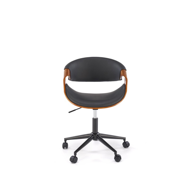 'BILBO Black / Walnut Office Chair' 'BILBO Black / Walnut Office Chair'