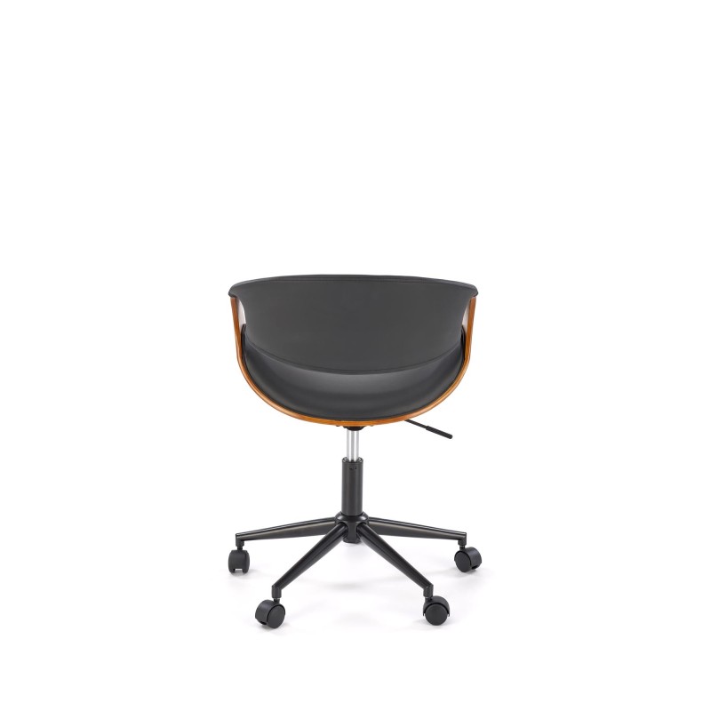 'BILBO Black / Walnut Office Chair' 'BILBO Black / Walnut Office Chair'